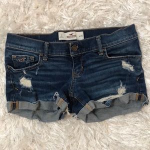 Hollister Sz 3 Distressed Shorts